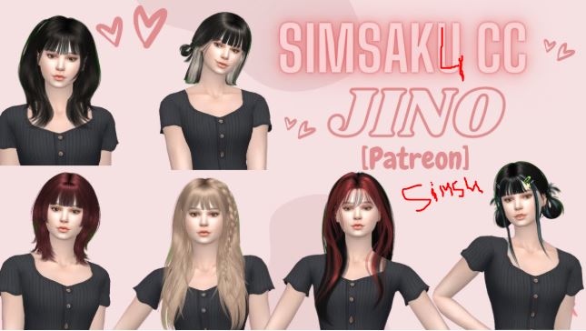 Korean Hair Sims 4 CC