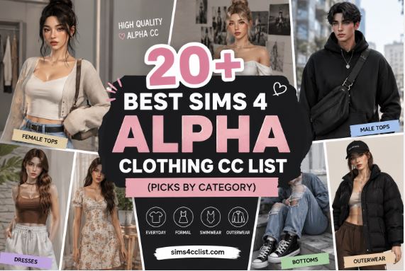 Sims 4 Alpha Clothing CC