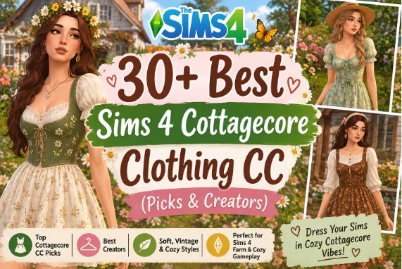 Sims 4 Cottagecore Clothing CC