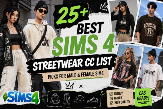 Sims 4 Streetwear CC