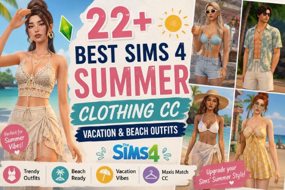 Sims 4 Summer Clothing CC