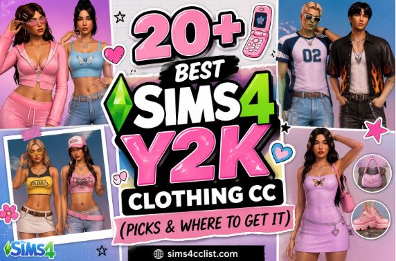 Sims 4 Y2K Clothing CC